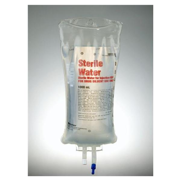 Water IV Injection Solution Viaflex 1000mL Strl Viaflex Plastic Container 1000ml, 14 EA/CA